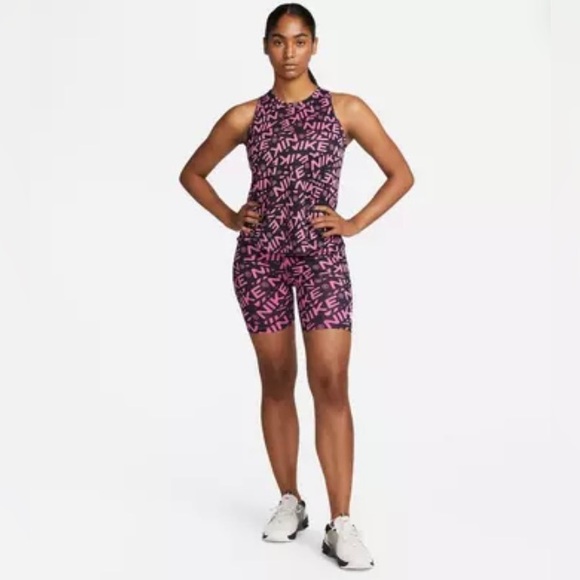 New Nike Women’s Training Dri Fit Tight Fit Shorts - Picture 1 of 6